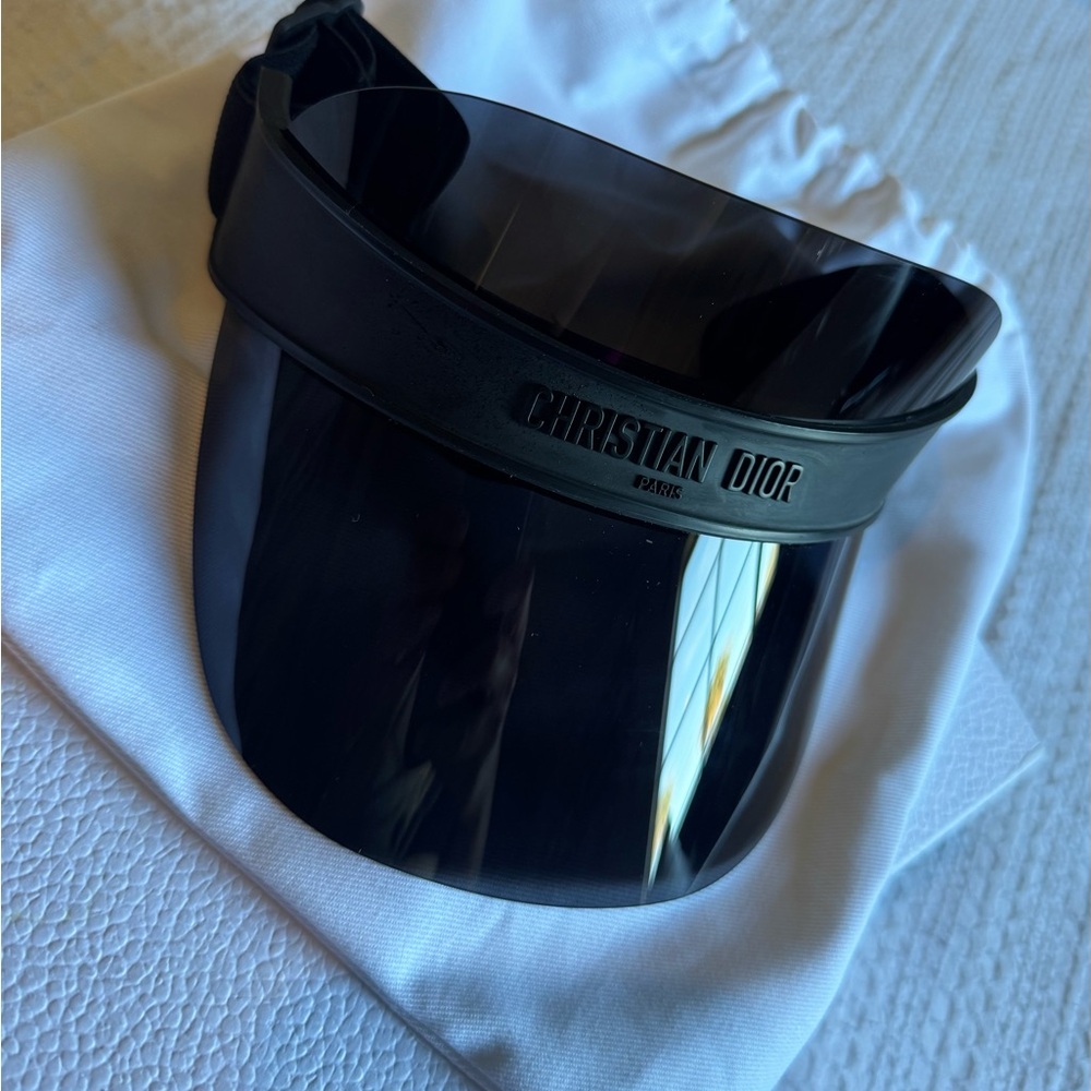 Dior Sleek Black Visor